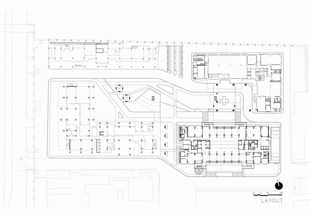 BIM建筑|白衣天使的架空中庭宿舍楼/Plan Architect