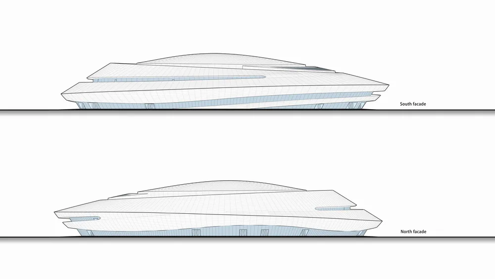 BIM建筑|杭州北景园生态公园及电竞馆/中南建筑
