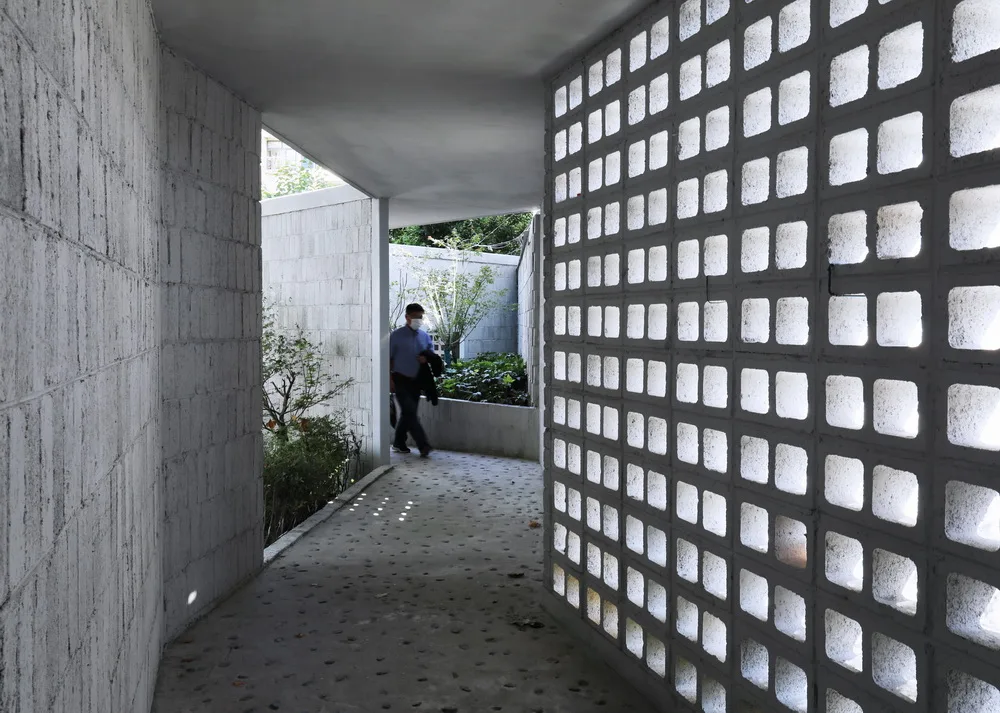 BIM建筑|居民区旁的复廊围墙/梓耘斋建筑