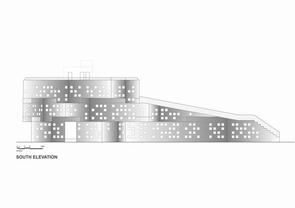 BIM建筑|灵感来源于动画片里的三角奶酪！/SferaBlu Architects