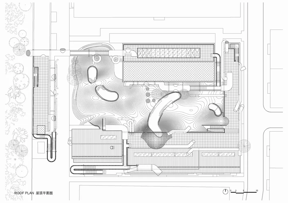 BIM建筑|山丘屋面和管道滑梯：The Playscape儿童成长中心/waa未觉建筑