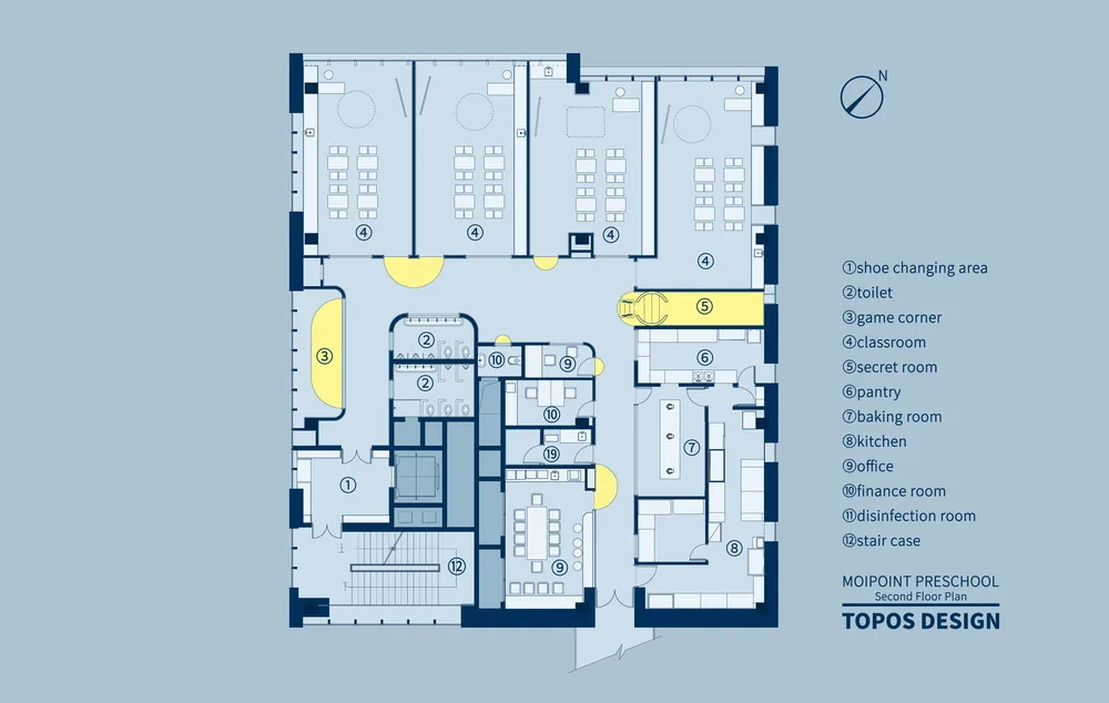 BIM建筑|极具分寸感的幼儿园空间：墨伊教育中心 / TOPOS DESIGN