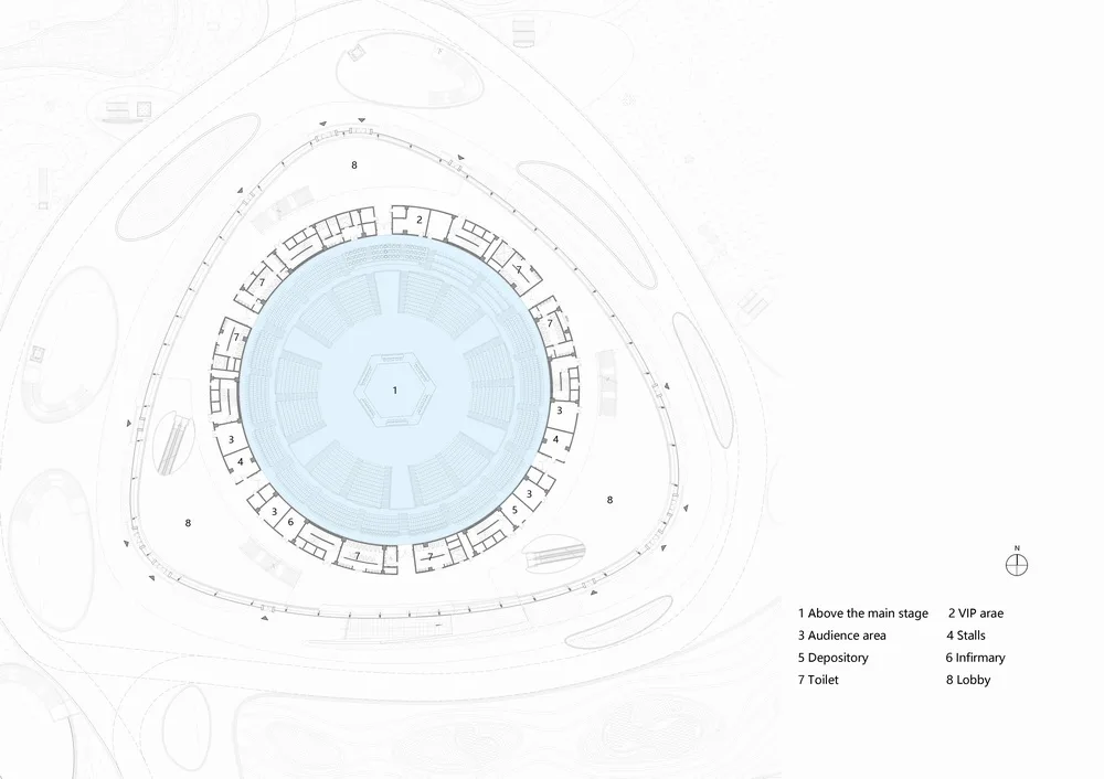 BIM建筑|杭州北景园生态公园及电竞馆/中南建筑