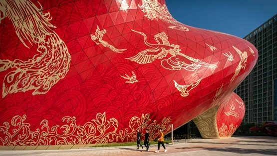 BIM建筑|史蒂芬·奇尔顿设计“纹身”广州剧院