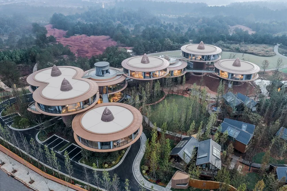 BIM建筑|生长的建筑 ——绿地安南游邑云栖精品酒店/PTA上海柏涛