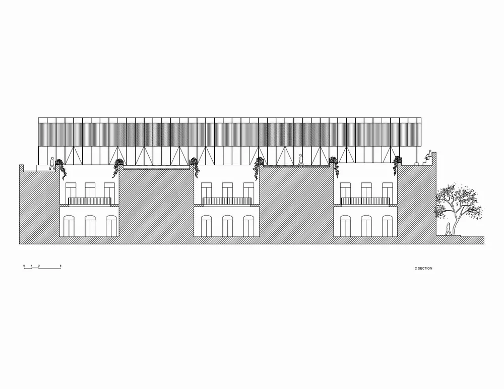 BIM建筑|建筑保护的新思路--给旧结构加个顶 / PRODUCTORA 事务所