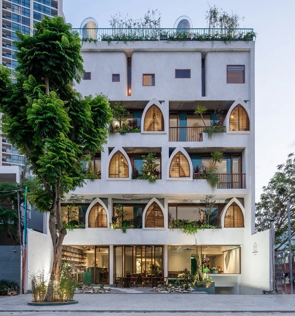 BIM建筑|如果，建筑是海浪：Le Bouton酒店/D1 Architectural Studio