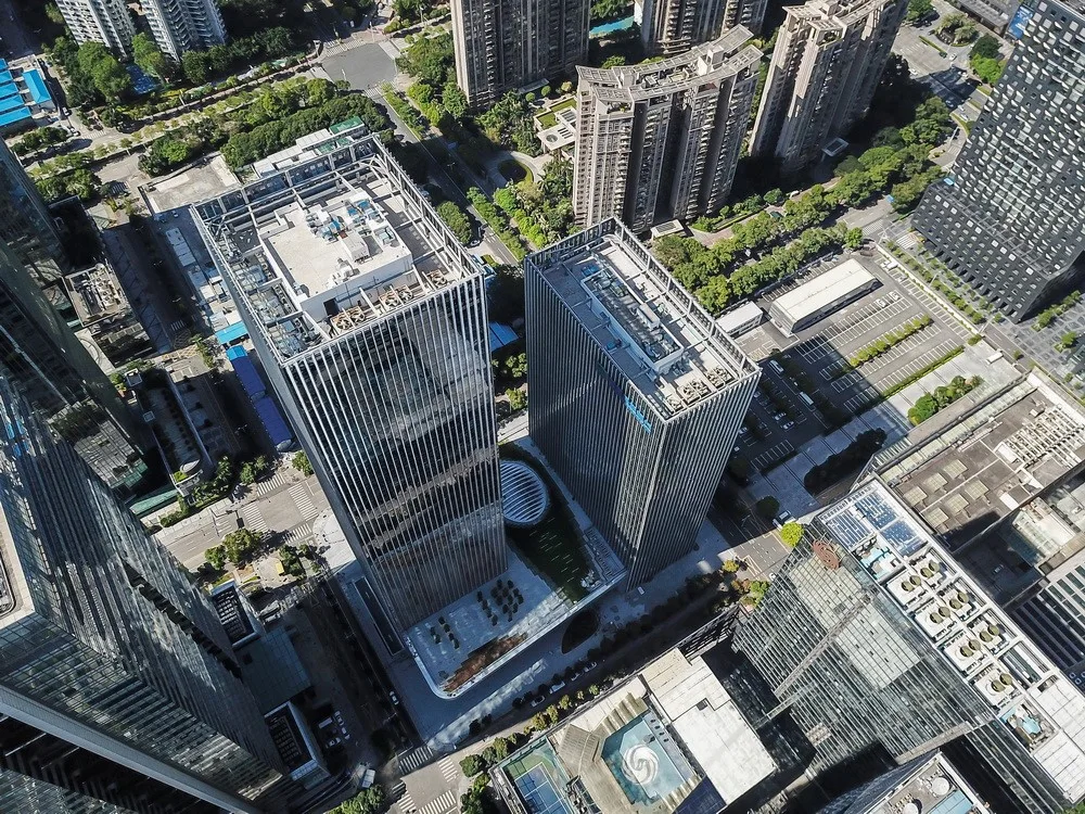 BIM建筑|与城市共享的大厅：国银•民生金融大厦/筑博设计