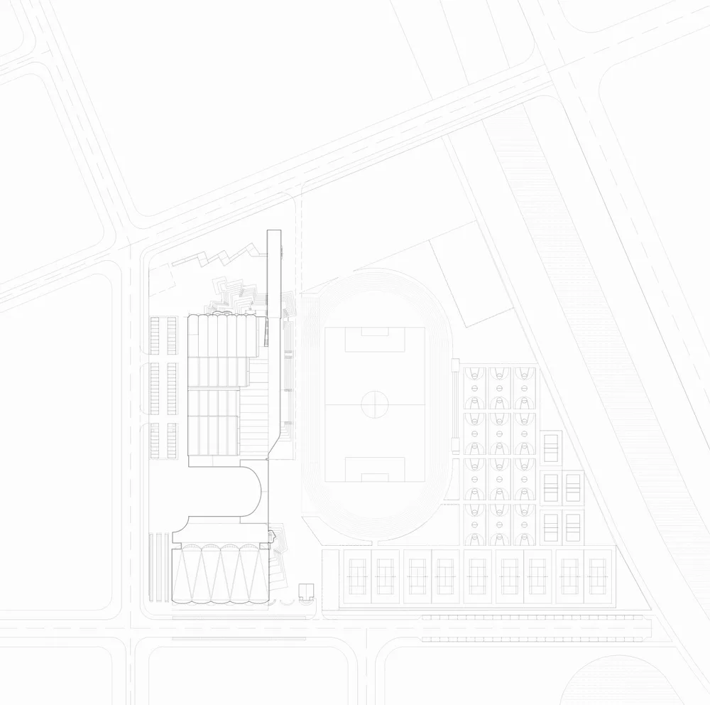 BIM建筑|天津大学新校区综合体育馆 / 李兴钢建筑工作室