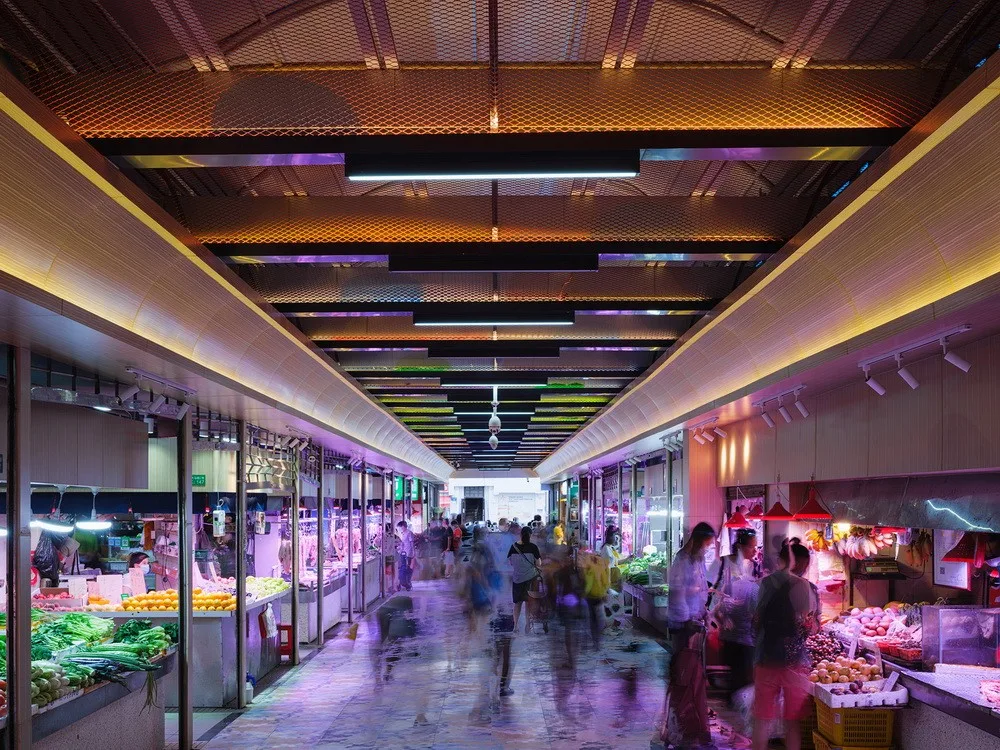 BIM建筑|彩色，诗意的日常：广州东山肉菜市场改造/奥默默工作室