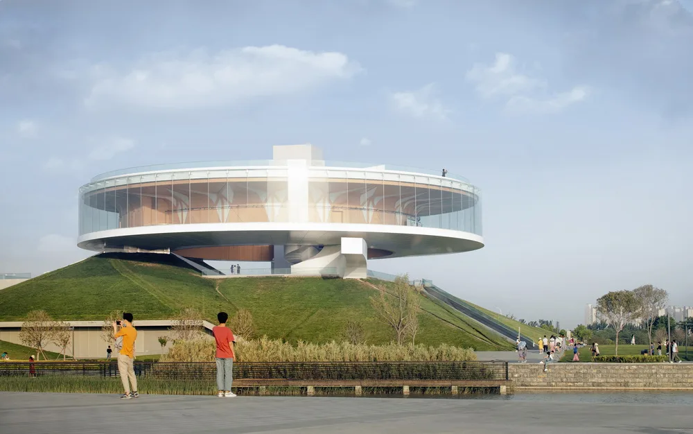 BIM建筑|郑东新区龙湖公共艺术中心/STUDIO A+