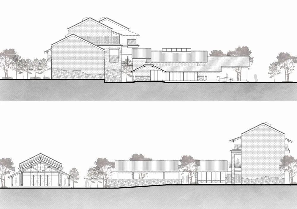 BIM建筑|李巷村村口公共空间再生/东大院 建筑技术与艺术（ATA）工作室