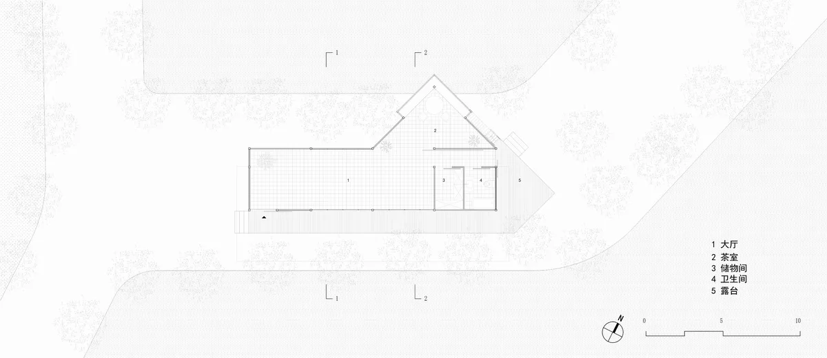 BIM建筑|湖间榭 / 半松园工作室