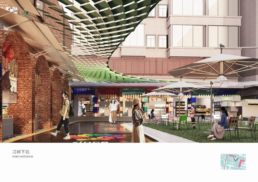 BIM建筑|彩色，诗意的日常：广州东山肉菜市场改造/奥默默工作室