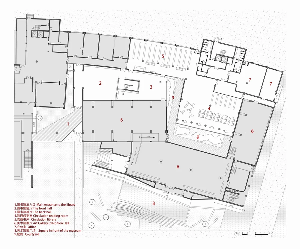 BIM建筑|中央美术学院燕郊校区图书馆改造 / 三文建筑 / 何崴工作室