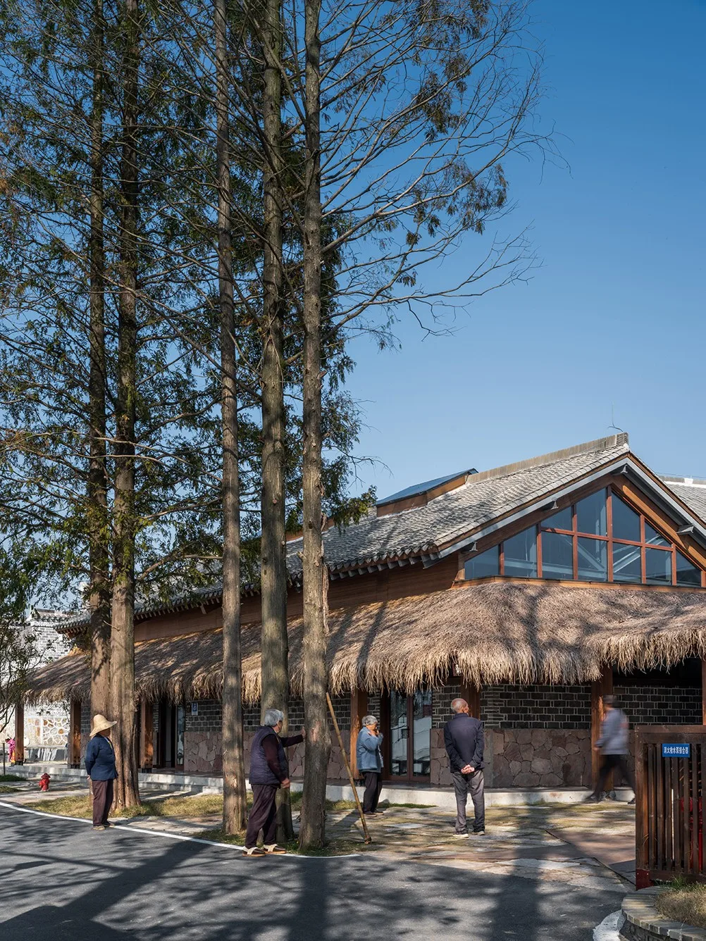 BIM建筑|李巷村村口公共空间再生/东大院 建筑技术与艺术（ATA）工作室