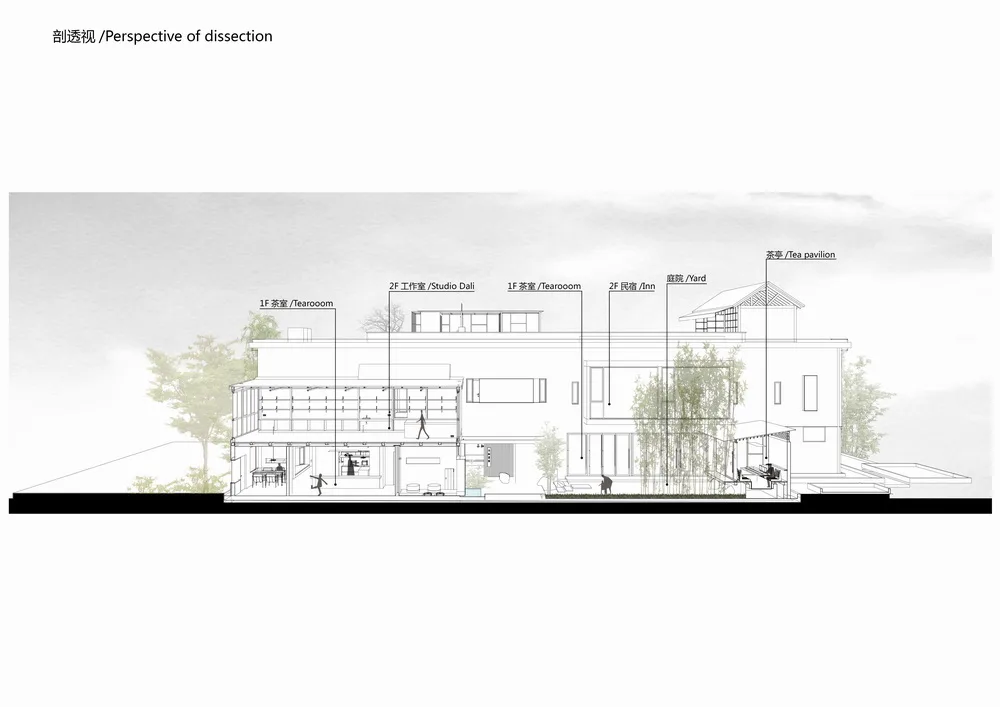 BIM建筑|在成都城中安放一片山林，是以不知春斋茶宿/ 时地建筑