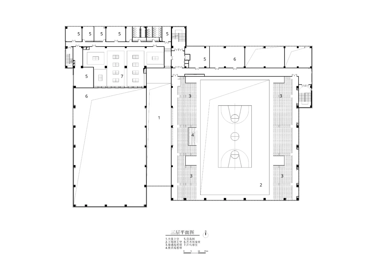 BIM建筑|北京理工大学良乡校区文化体育中心/时境建筑