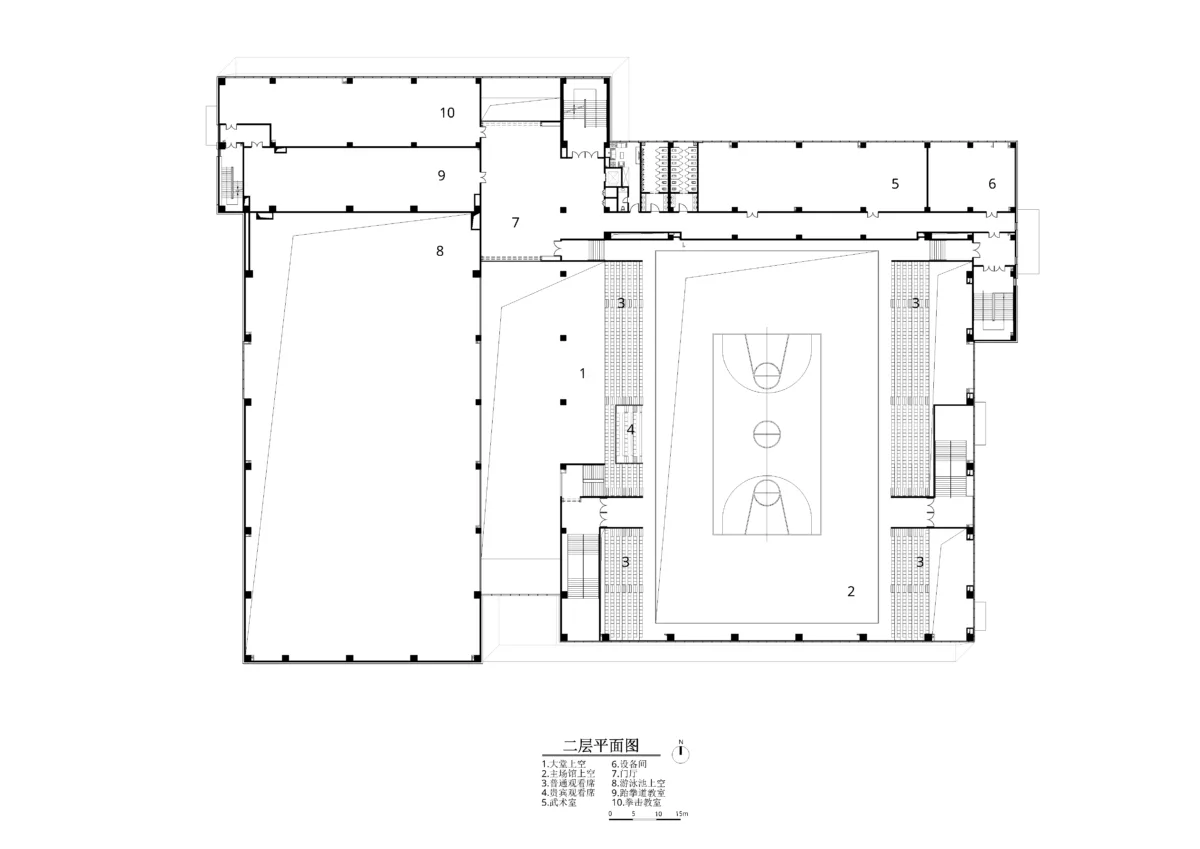BIM建筑|北京理工大学良乡校区文化体育中心/时境建筑