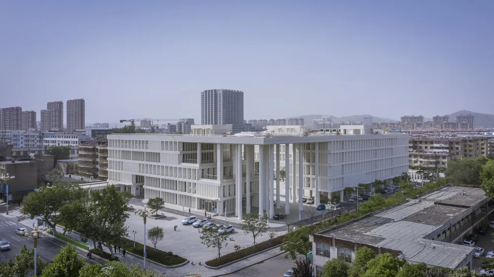BIM建筑|沂南图书档案馆，山东 / 中央美术学院建筑7工作室（朴棫城市建筑设计工作室）