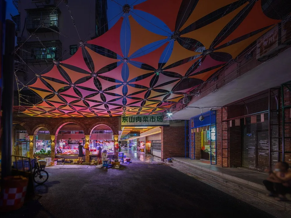 BIM建筑|彩色，诗意的日常：广州东山肉菜市场改造/奥默默工作室