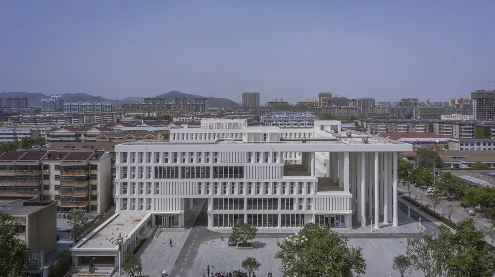 BIM建筑|沂南图书档案馆，山东 / 中央美术学院建筑7工作室（朴棫城市建筑设计工作室）