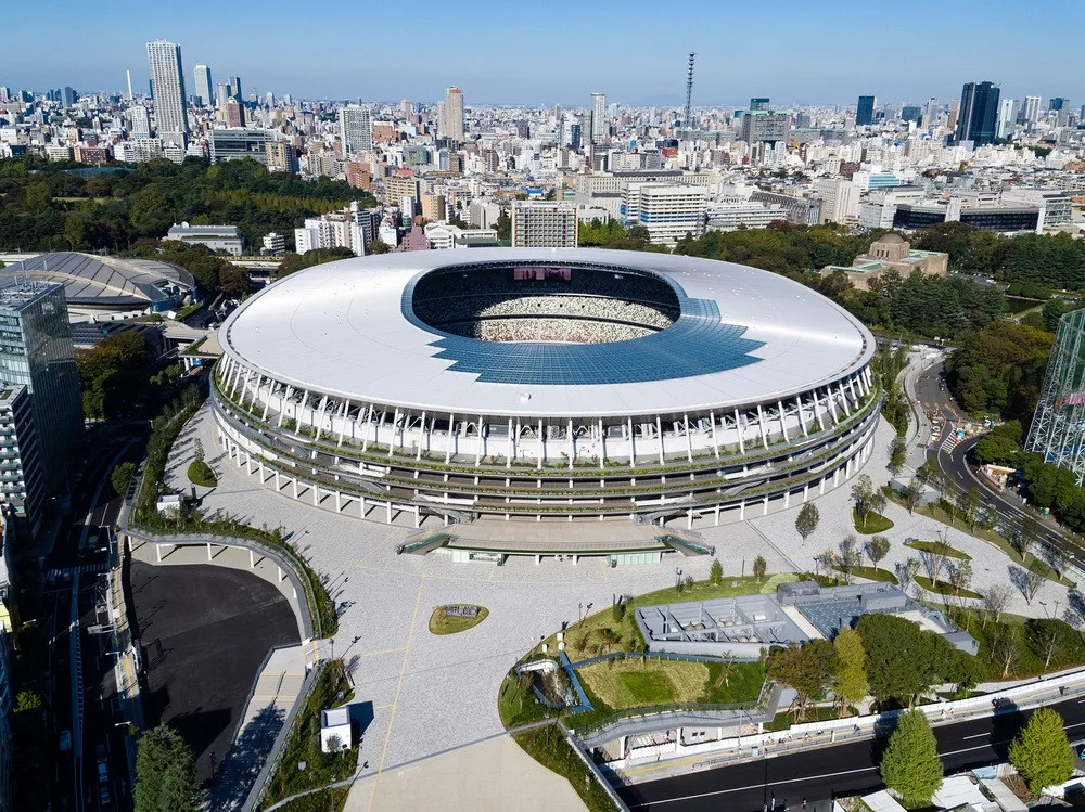 BIM建筑|【东京奥运会开幕】日本国立竞技场 / 大成建设 + 梓设计 + 隈研吾建筑都市设计事务所