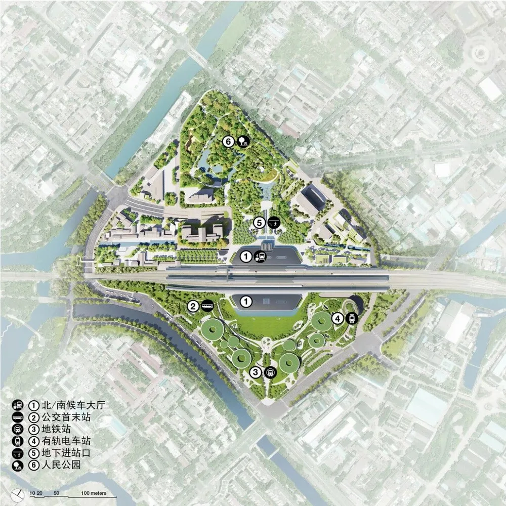 BIM建筑|“森林中的火车站”：嘉兴火车站启用通车/MAD