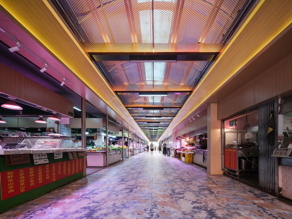 BIM建筑|彩色，诗意的日常：广州东山肉菜市场改造/奥默默工作室