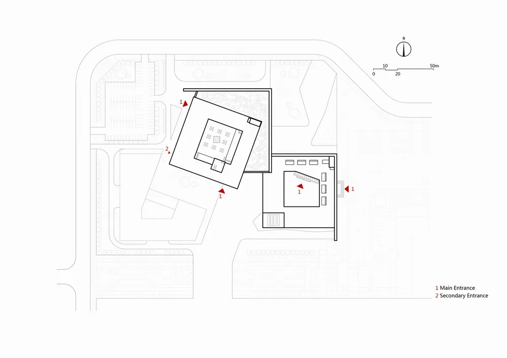 BIM建筑|东北大学文科2楼/THAD清华建筑设计院 庄惟敏