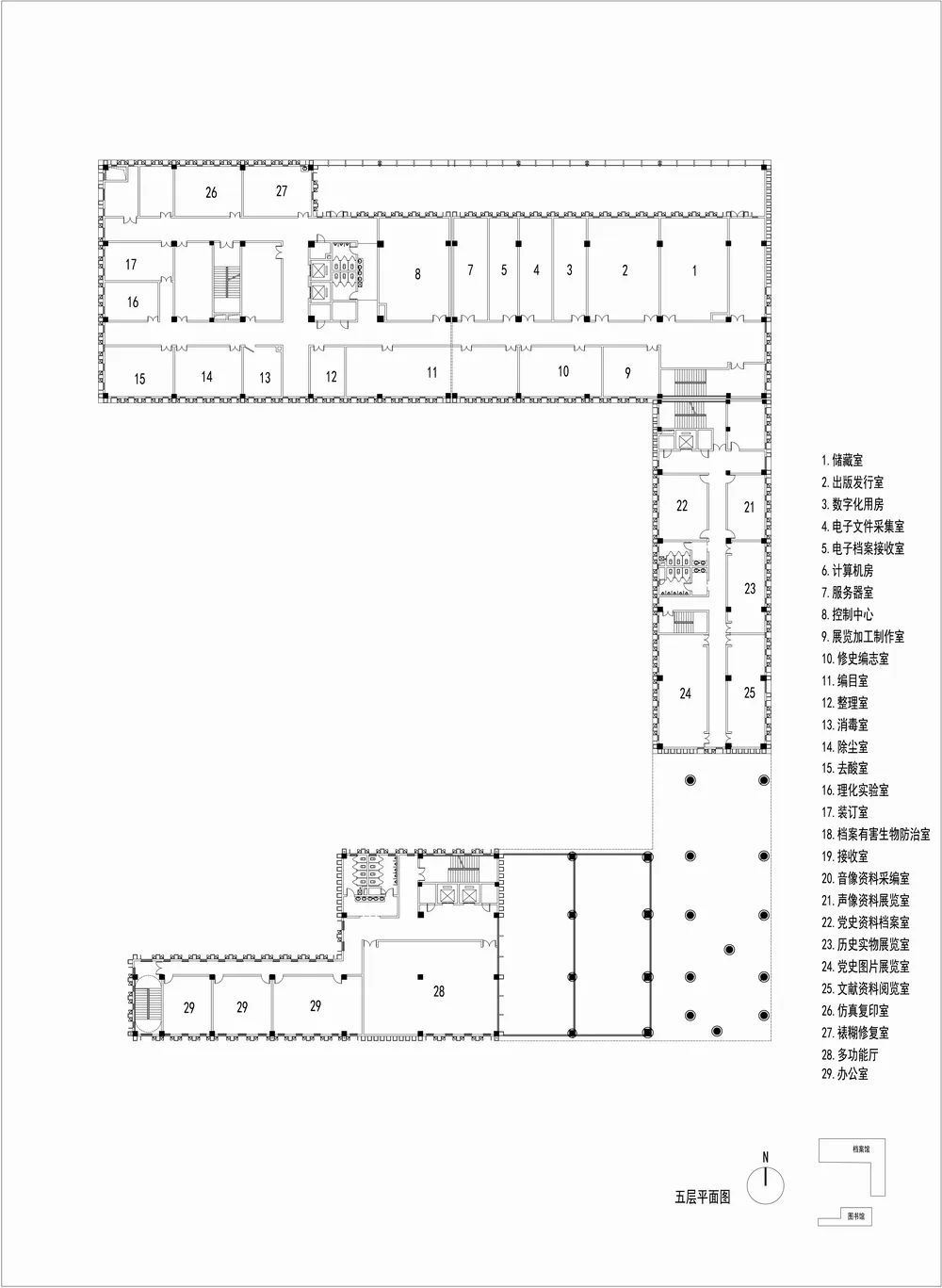 BIM建筑|沂南图书档案馆，山东 / 中央美术学院建筑7工作室（朴棫城市建筑设计工作室）