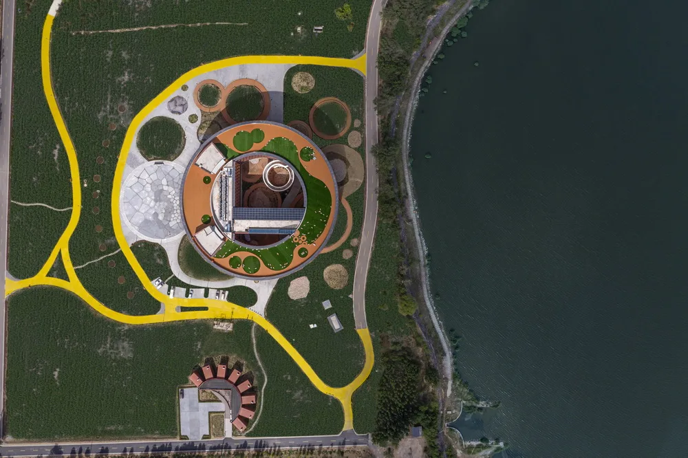 BIM建筑|漂浮于湿地之上的候鸟之巢——中国怀来湿地博物馆/天友设计