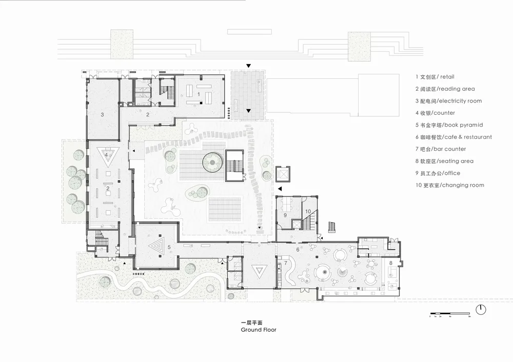 BIM建筑|江畔升起一朵云：朵云书院黄岩店/Wutopia Lab