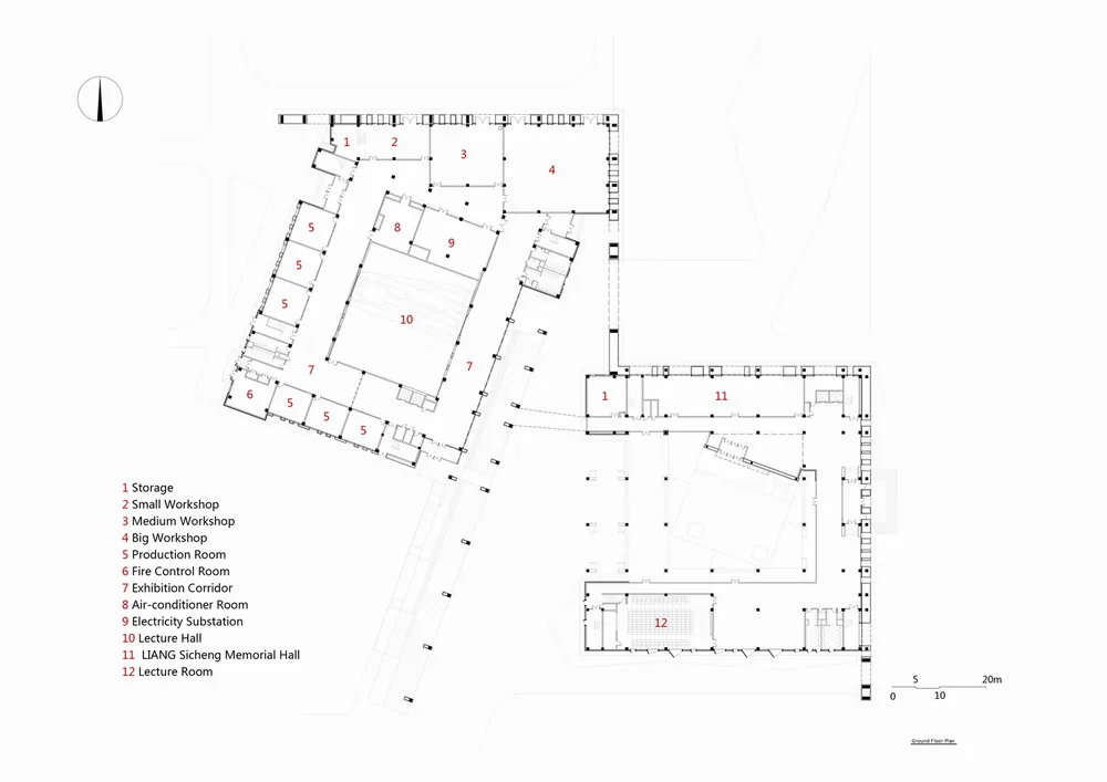BIM建筑|东北大学文科2楼/THAD清华建筑设计院 庄惟敏