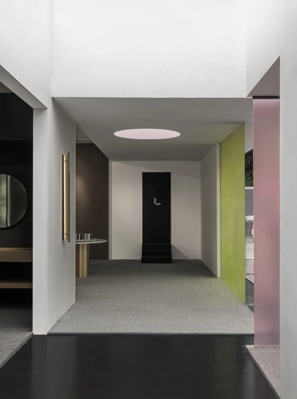 BIM建筑|将至上主义绘画转译成三维空间：层岩叠影展厅/朴居设计研究室