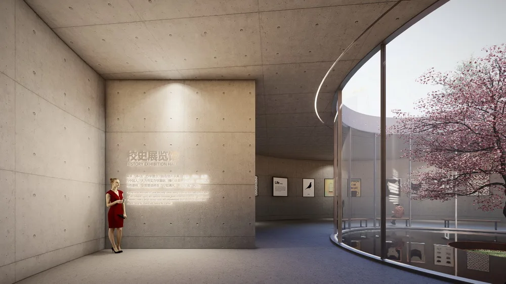 BIM建筑|深圳龙华清泉外国语学校（初中部）/一境建筑设计