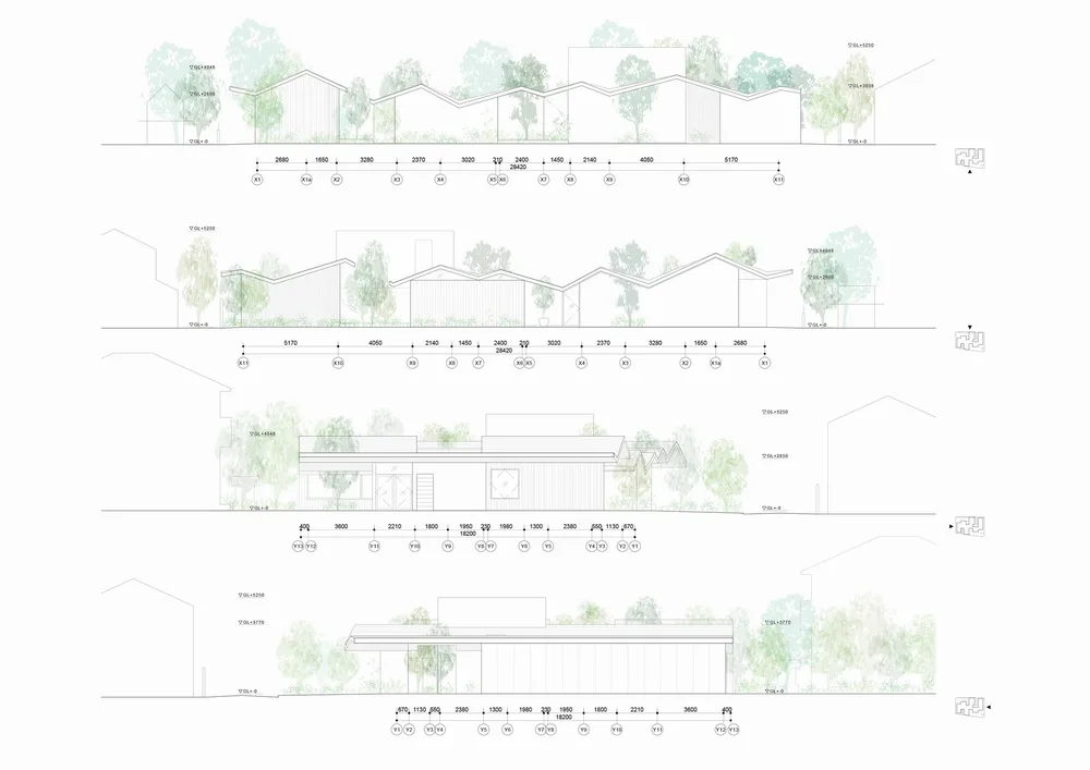 BIM建筑|林中牙医诊所 / Takashige Yamashita Office