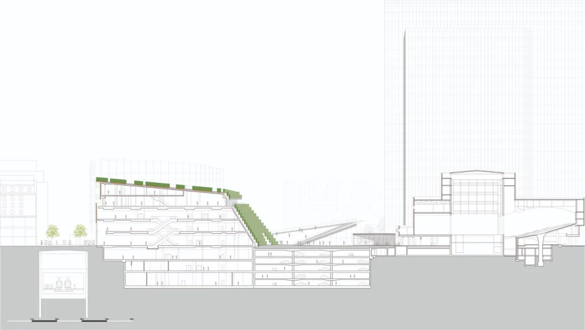 BIM建筑|欧洲最大的绿色立面建筑 Kö-BogenII 商业综合体 / ingenhoven architects