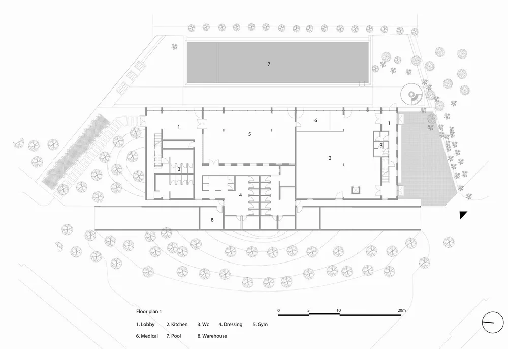 BIM建筑|大跨度拱形竹梁，Casamia 社区之家 / VTN Architects