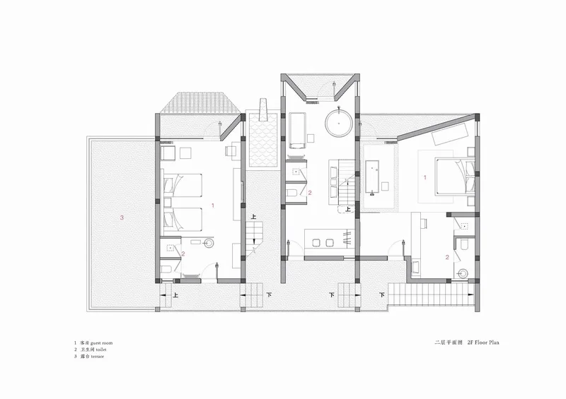 BIM建筑|山涧房 / 来建筑设计工作室