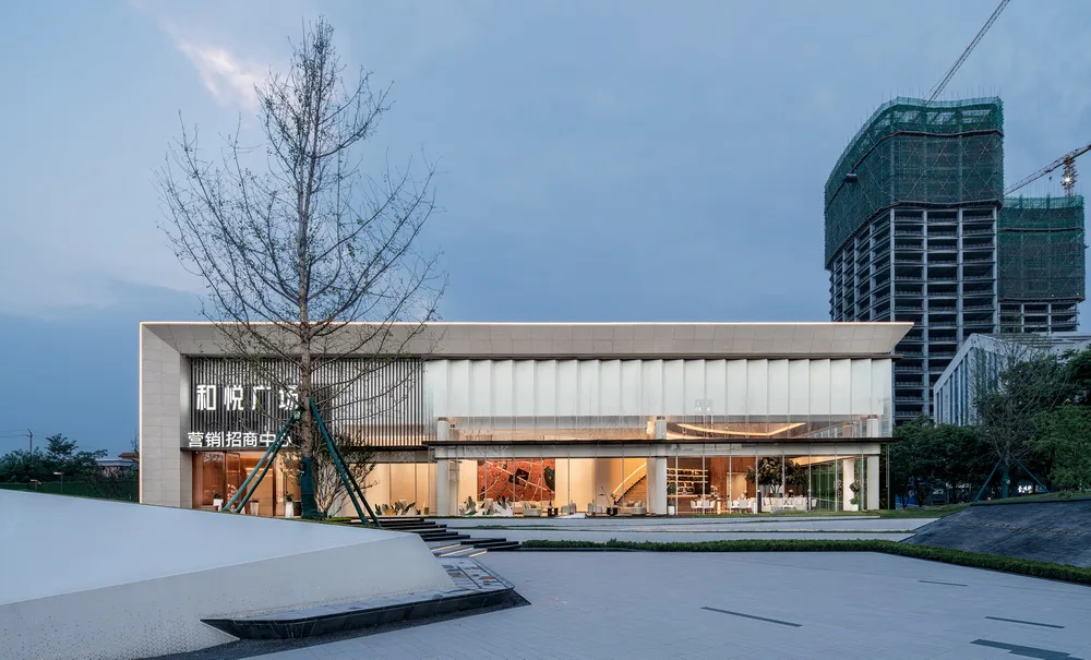 BIM建筑|成都成华和悦广场营销中心 / 汉嘉西南院