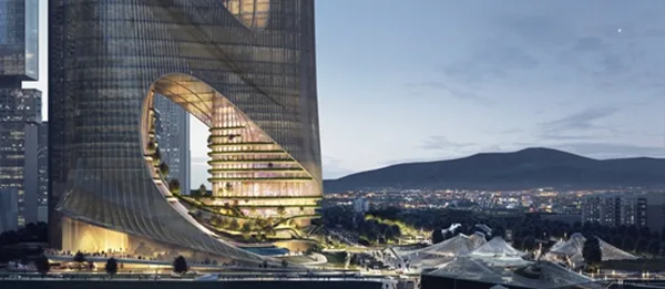 BIM建筑|扎哈工作室在深圳设计超高层双子楼