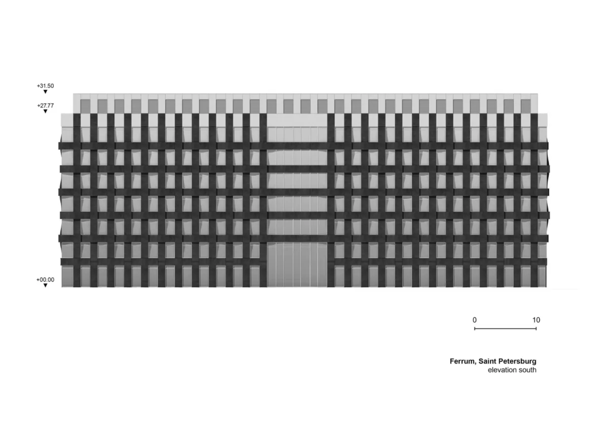 BIM建筑|Ferrum 1 办公大楼 / Tchoban Voss Architekten