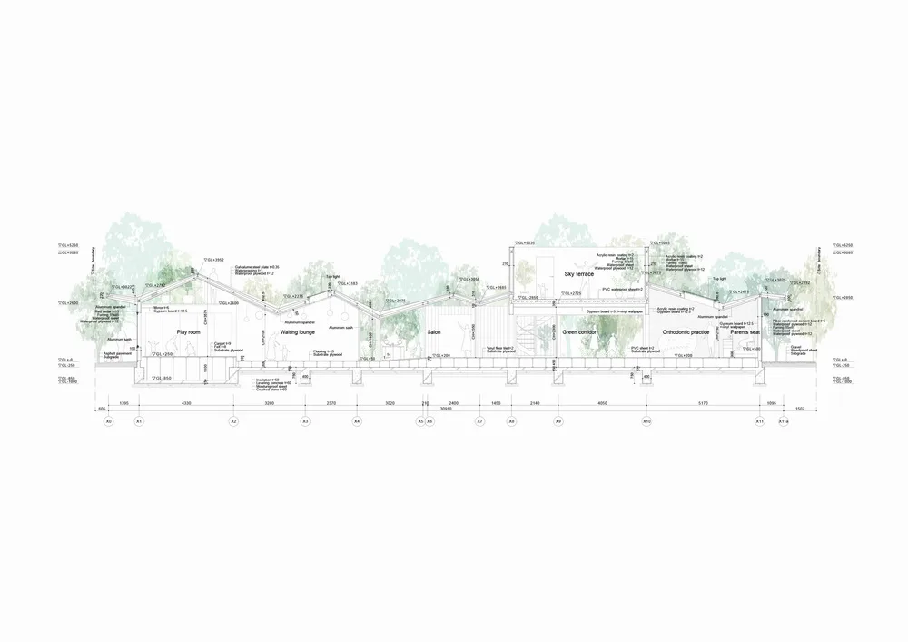 BIM建筑|林中牙医诊所 / Takashige Yamashita Office