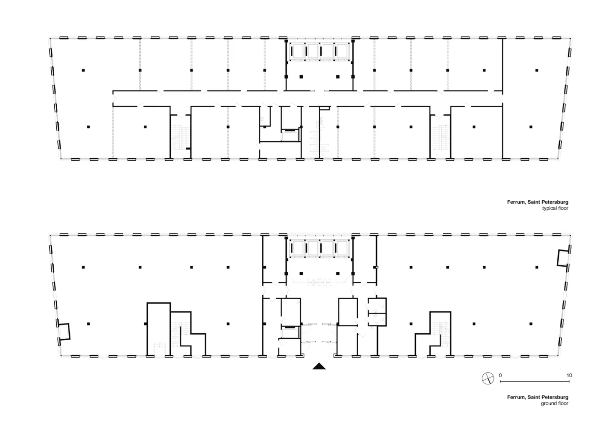 BIM建筑|Ferrum 1 办公大楼 / Tchoban Voss Architekten