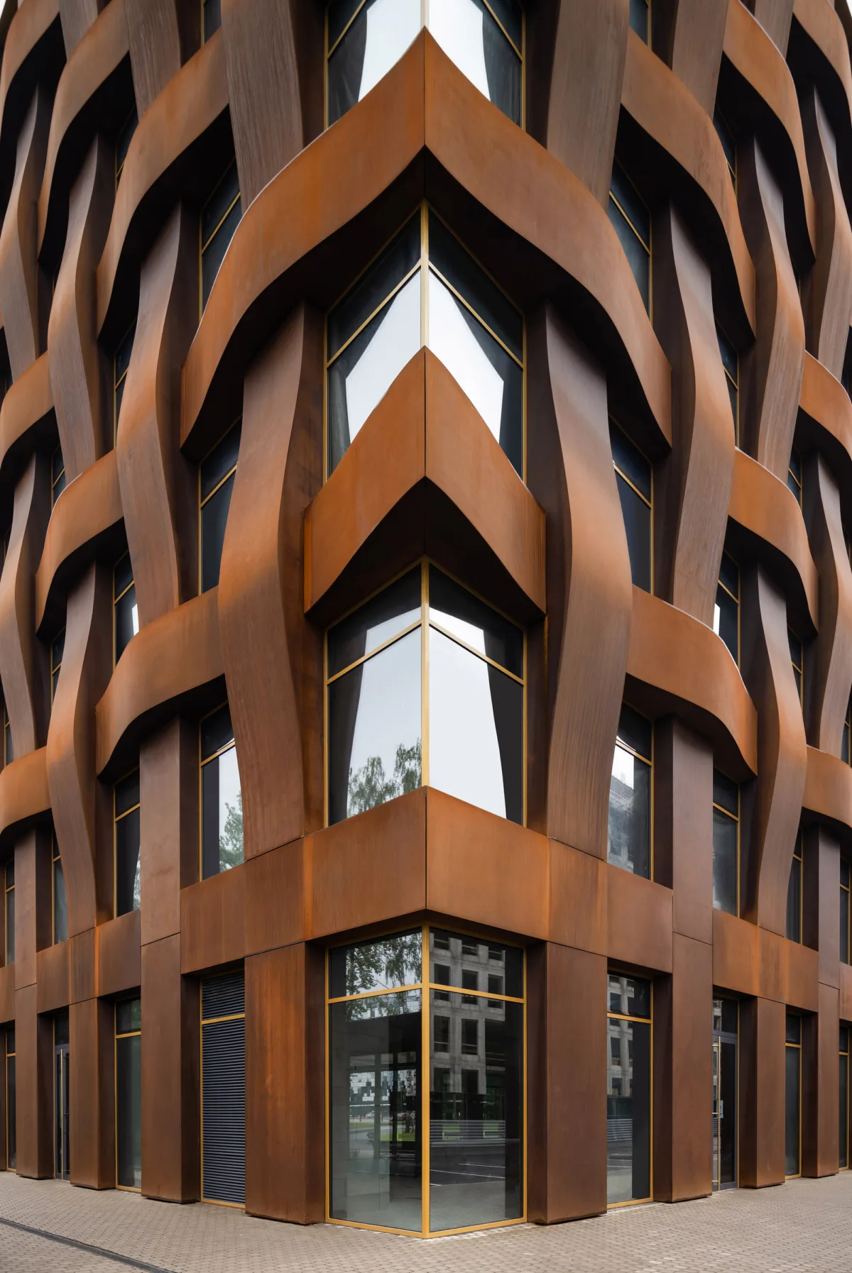 BIM建筑|Ferrum 1 办公大楼 / Tchoban Voss Architekten