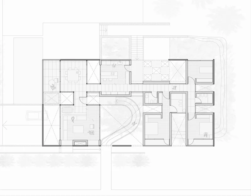BIM建筑|Mono 住宅 / Patio Estudio