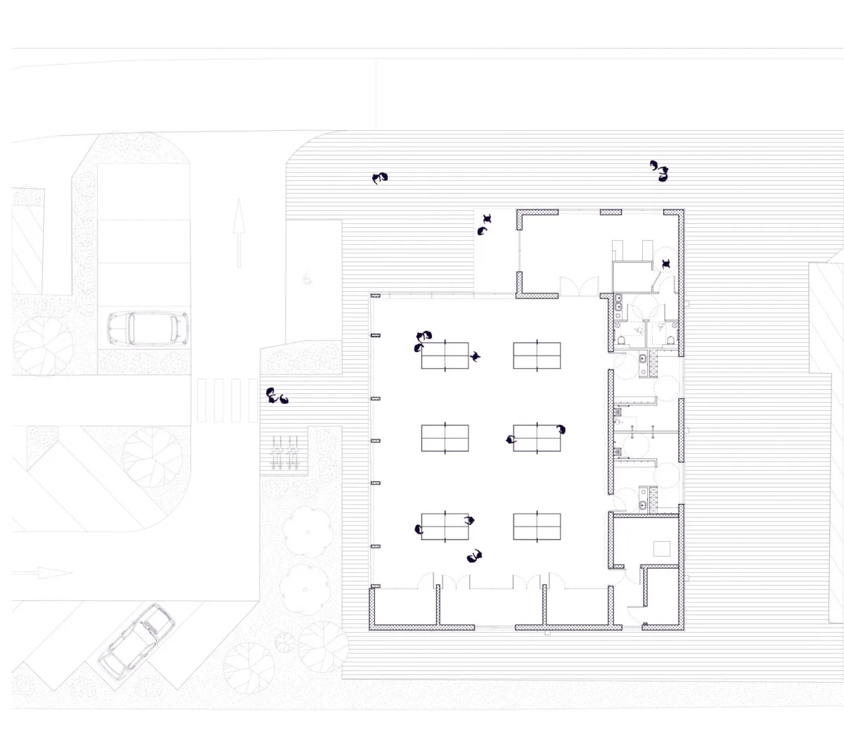 BIM建筑|法国第一座大麻混凝土砌块体育馆/Lemoal Lemoal Architectes