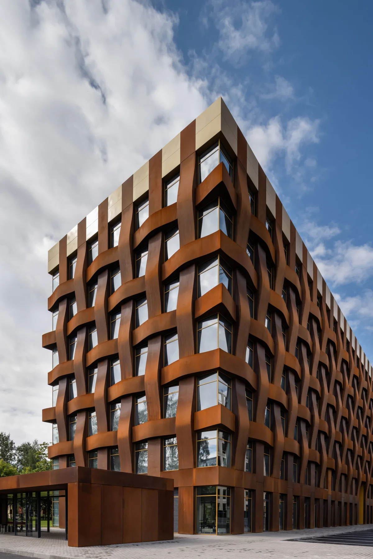 BIM建筑|Ferrum 1 办公大楼 / Tchoban Voss Architekten