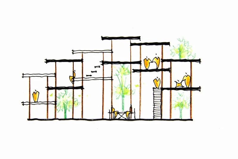 BIM建筑|山涧房 / 来建筑设计工作室
